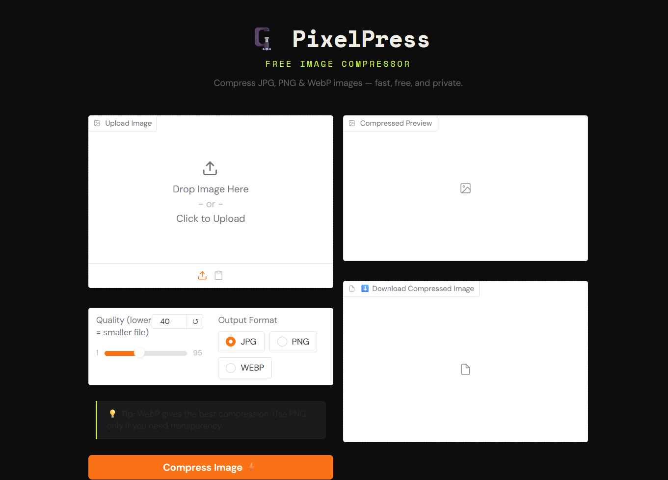 free image compressor online tool